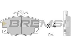 BREMSI BP2268 - PASTILLAS DE FRENO FIAT, ALFA ROMEO, LANCIA, SEAT