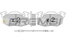 BREMSI BP2269 - PASTILLAS DE FRENO RENAULT, PEUGEOT, DALLAS