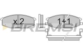 BREMSI BP2273 - PASTILLAS DE FRENO NISSAN