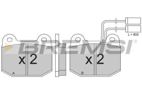 BREMSI BP2274 - PASTILLAS DE FRENO ALFA ROMEO