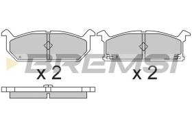 BREMSI BP2279 - PASTILLAS DE FRENO SUZUKI