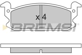 BREMSI BP2280 - PASTILLAS DE FRENO DAIHATSU