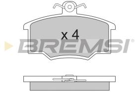 BREMSI BP2281 - PASTILLAS DE FRENO AUDI