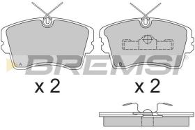 BREMSI BP2283 - PASTILLAS DE FRENO OPEL