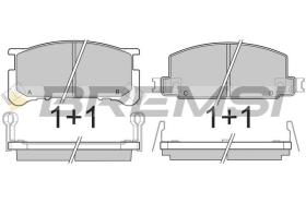 BREMSI BP2285 - PASTILLAS DE FRENO SUBARU