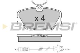 BREMSI BP2286 - PASTILLAS DE FRENO MERCEDES-BENZ