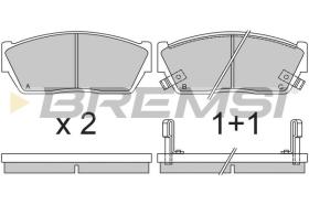 BREMSI BP2288 - PASTILLAS DE FRENO HONDA