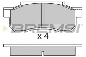 BREMSI BP2292 - PASTILLAS DE FRENO HONDA