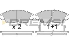 BREMSI BP2293 - PASTILLAS DE FRENO OPEL, VAUXHALL, HYUNDAI, HONDA