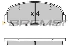 BREMSI BP2297 - PASTILLAS DE FRENO MAZDA, ISUZU, DAIHATSU