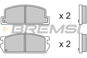 BREMSI BP2298 - PASTILLAS DE FRENO MAZDA, ISUZU