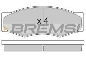 BREMSI BP2302 - PASTILLAS DE FRENO NISSAN, LDV, INFINITI