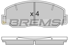 BREMSI BP2305 - JGO.PAST.FRENO TOYOTA LITEACE