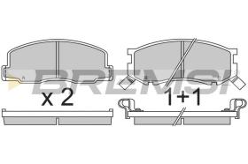 BREMSI BP2307 - PASTILLAS DE FRENO TOYOTA