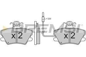 BREMSI BP2310 - JGO.PAST.FRENO ALPIN V6 RENAULT RAPID RENAULT 5