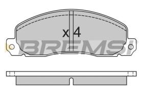 BREMSI BP2312 - PASTILLAS DE FRENO RENAULT, OPEL