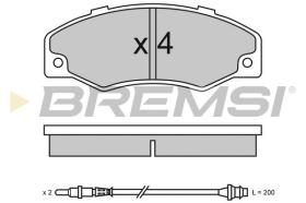 BREMSI BP2320 - PASTILLAS DE FRENO RENAULT