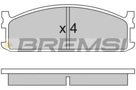 BREMSI BP2321 - PASTILLAS DE FRENO ISUZU, BEDFORD