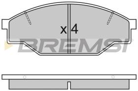 BREMSI BP2322 - PASTILLAS DE FRENO TOYOTA