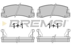 BREMSI BP2323 - PASTILLAS DE FRENO TOYOTA, LEXUS