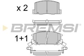 BREMSI BP2325 - PASTILLAS DE FRENO TOYOTA