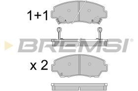 BREMSI BP2326 - PASTILLAS DE FRENO MAZDA