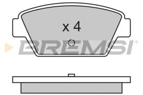 BREMSI BP2330 - PASTILLAS DE FRENO MITSUBISHI