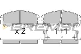 BREMSI BP2332 - PASTILLAS DE FRENO NISSAN