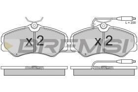 BREMSI BP2337 - PASTILLAS DE FRENO FIAT, PEUGEOT, CITROEN, TALBOT