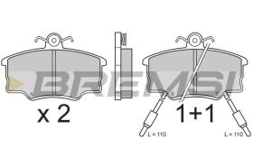 BREMSI BP2339 - PASTILLAS DE FRENO FIAT, LANCIA