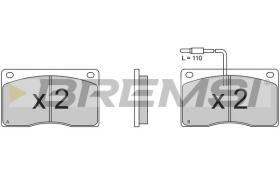 BREMSI BP2340 - PASTILLAS DE FRENO RENAULT, RENAULT TRUCKS