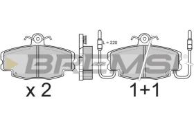 BREMSI BP2360 - PASTILLAS DE FRENO RENAULT, PEUGEOT