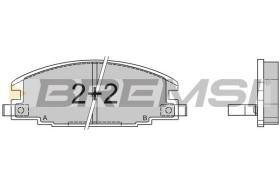 BREMSI BP2367 - PASTILLAS DE FRENO FORD, OPEL, ISUZU