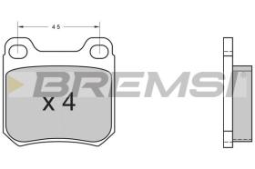 BREMSI BP2368 - PASTILLAS DE FRENO OPEL, SAAB