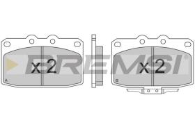 BREMSI BP2369 - PASTILLAS DE FRENO MAZDA