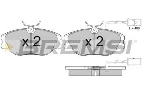 BREMSI BP2374 - PASTILLAS DE FRENO FIAT, ALFA ROMEO, LANCIA