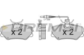 BREMSI BP2379 - PASTILLAS DE FRENO PEUGEOT