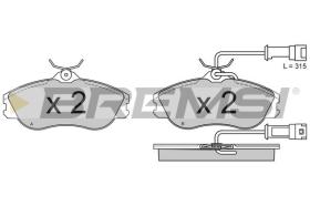 BREMSI BP2382 - PASTILLAS DE FRENO AUDI