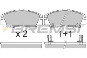 BREMSI BP2387 - PASTILLAS DE FRENO TOYOTA, MITSUBISHI, HYUNDAI