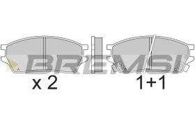 BREMSI BP2392 - PASTILLAS DE FRENO HONDA