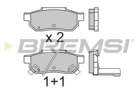 BREMSI BP2397 - PASTILLAS DE FRENO HONDA, ACURA