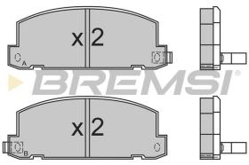 BREMSI BP2400 - PASTILLAS DE FRENO ISUZU