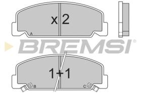 BREMSI BP2406 - PASTILLAS DE FRENO HONDA