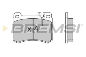 BREMSI BP2410 - PASTILLAS DE FRENO MERCEDES-BENZ, LAMBORGHINI