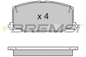 BREMSI BP2411 - PASTILLAS DE FRENO TOYOTA, LEXUS