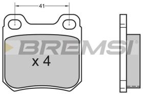 BREMSI BP2412 - BRAKE PADS OPEL OMEGA