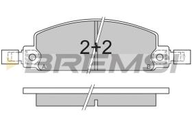 BREMSI BP2413 - PASTILLAS DE FRENO MAZDA