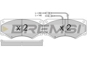 BREMSI BP2416 - PASTILLAS DE FRENO IVECO