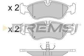 BREMSI BP2417 - PASTILLAS DE FRENO OPEL