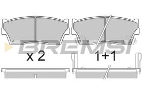 BREMSI BP2419 - PASTILLAS DE FRENO SUZUKI, GEO